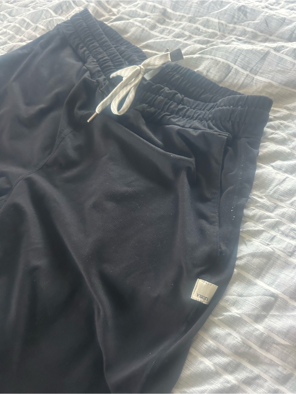Black Drawstring Jogger Pants - Picture 6 of 6
